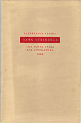 Steinbeck's Nobel Prize speech